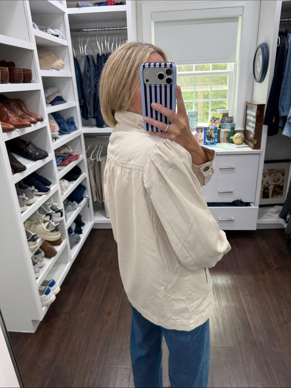 Sanctuary Women's Cream Button-Front Casual Jacket XS - Picture 5 of 7